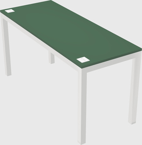 Rectangular desk