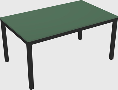 Rectangular desk