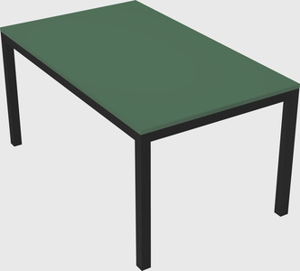 Rectangular desk
