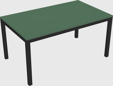 Rectangular desk