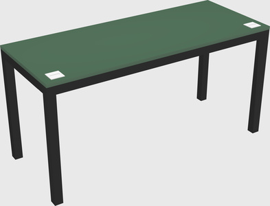 Rectangular desk