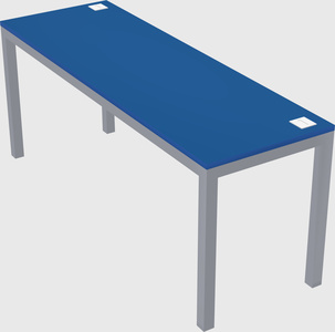 Rectangular desk
