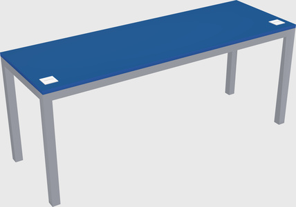 Rectangular desk