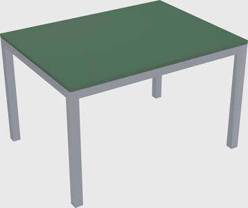 Rectangular desk