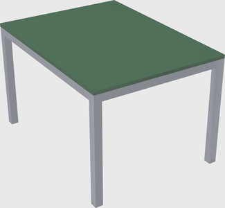 Rectangular desk