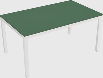 Rectangular desk