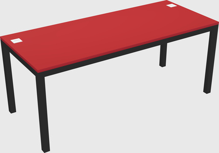 Rectangular desk