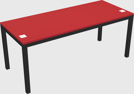Rectangular desk