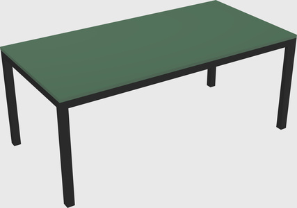 Rectangular desk