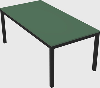 Rectangular desk