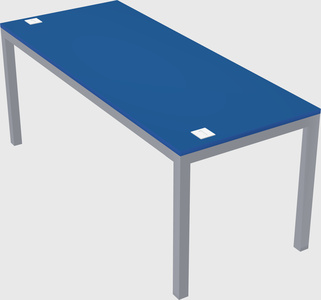 Rectangular desk