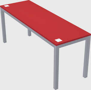 Rectangular desk