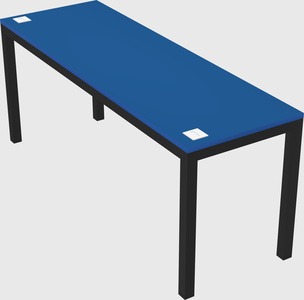 Rectangular desk