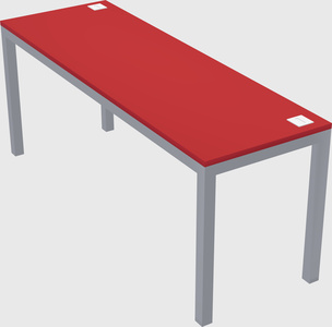 Rectangular desk