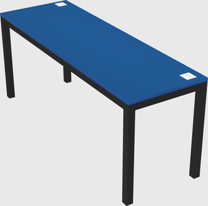 Rectangular desk
