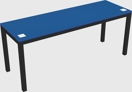 Rectangular desk