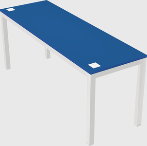 Rectangular desk