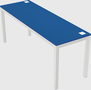 Rectangular desk