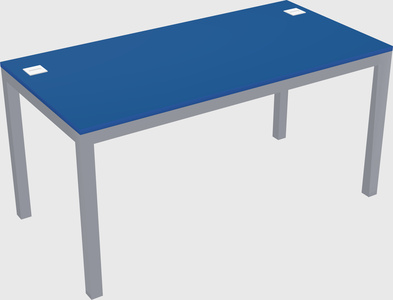 Rectangular desk