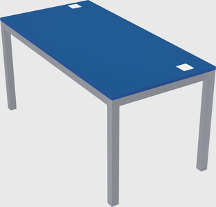 Rectangular desk