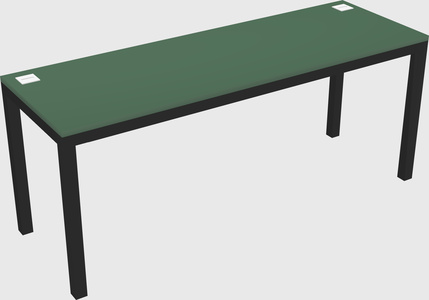Rectangular desk