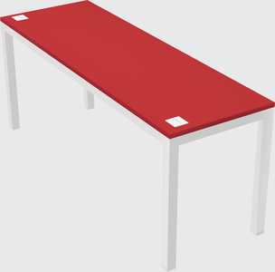 Rectangular desk