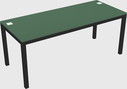 Rectangular desk