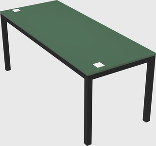Rectangular desk