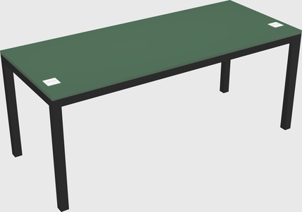 Rectangular desk