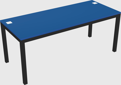 Rectangular desk