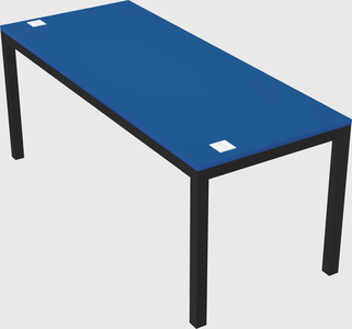 Rectangular desk