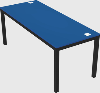 Rectangular desk