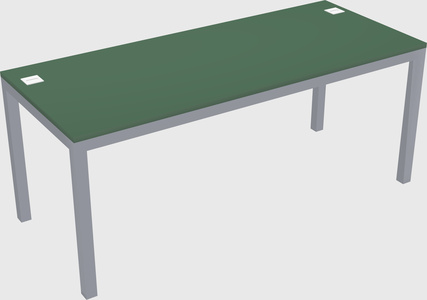 Rectangular desk