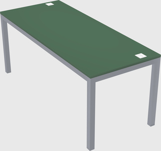 Rectangular desk
