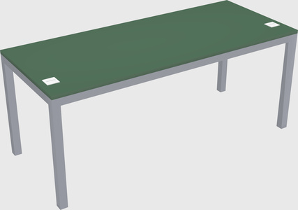 Rectangular desk