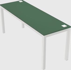 Rectangular desk