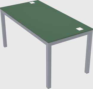 Rectangular desk
