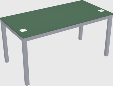 Rectangular desk