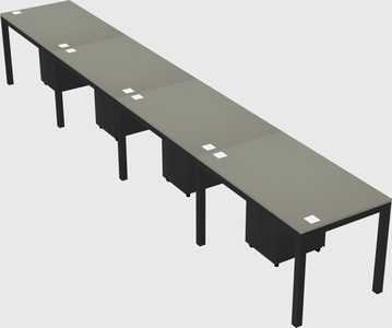 Rectangular desk