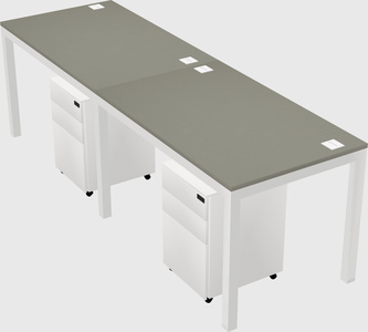 Rectangular desk