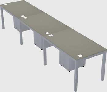 Rectangular desk