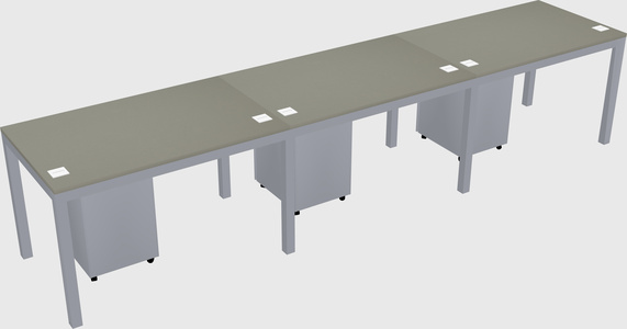 Rectangular desk