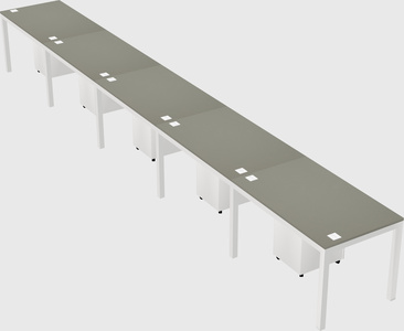 Rectangular desk