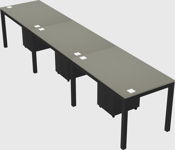 Rectangular desk