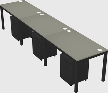 Rectangular desk
