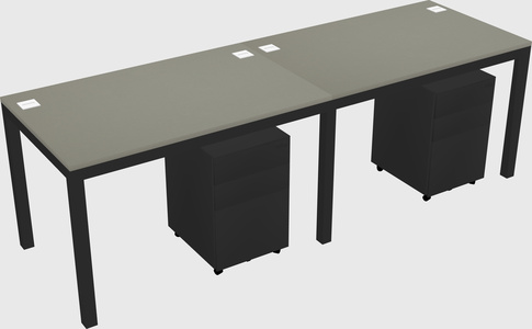 Rectangular desk