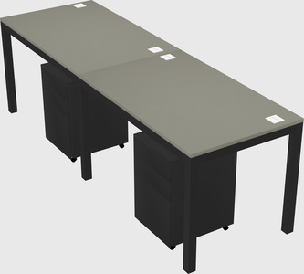 Rectangular desk