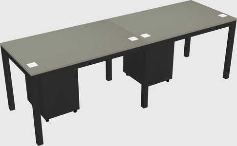 Rectangular desk