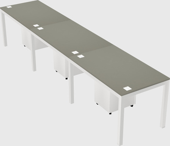 Rectangular desk