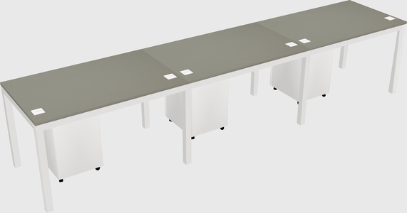 Rectangular desk